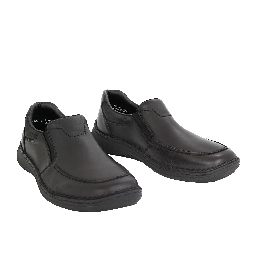 Pánské boty Rieker 03064-01 Černá kůže/syntetika